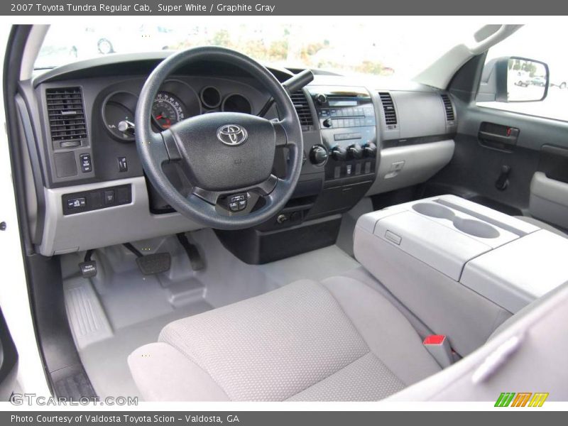 Super White / Graphite Gray 2007 Toyota Tundra Regular Cab
