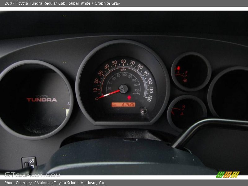 Super White / Graphite Gray 2007 Toyota Tundra Regular Cab