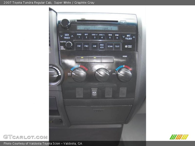 Super White / Graphite Gray 2007 Toyota Tundra Regular Cab