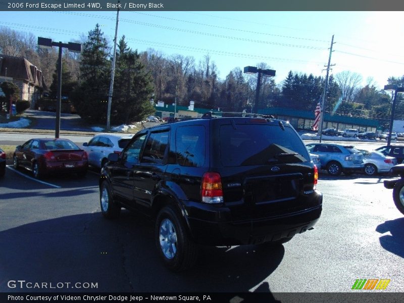Black / Ebony Black 2006 Ford Escape Limited 4WD