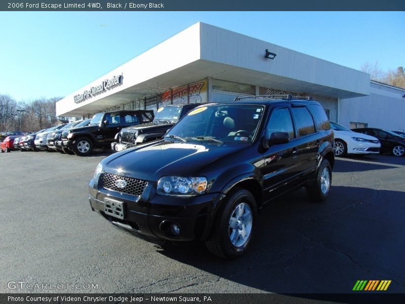 Black / Ebony Black 2006 Ford Escape Limited 4WD