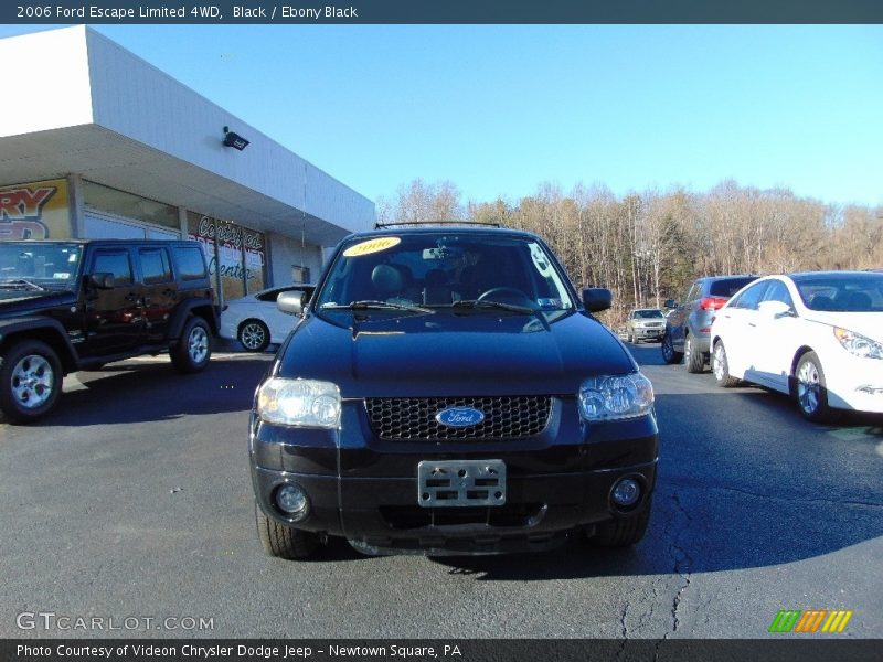 Black / Ebony Black 2006 Ford Escape Limited 4WD