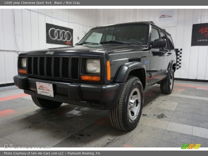 Black / Mist Gray 1998 Jeep Cherokee Sport 4x4