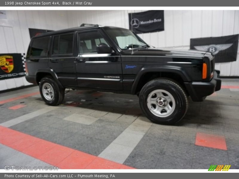 Black / Mist Gray 1998 Jeep Cherokee Sport 4x4