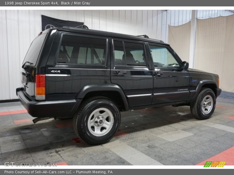 Black / Mist Gray 1998 Jeep Cherokee Sport 4x4