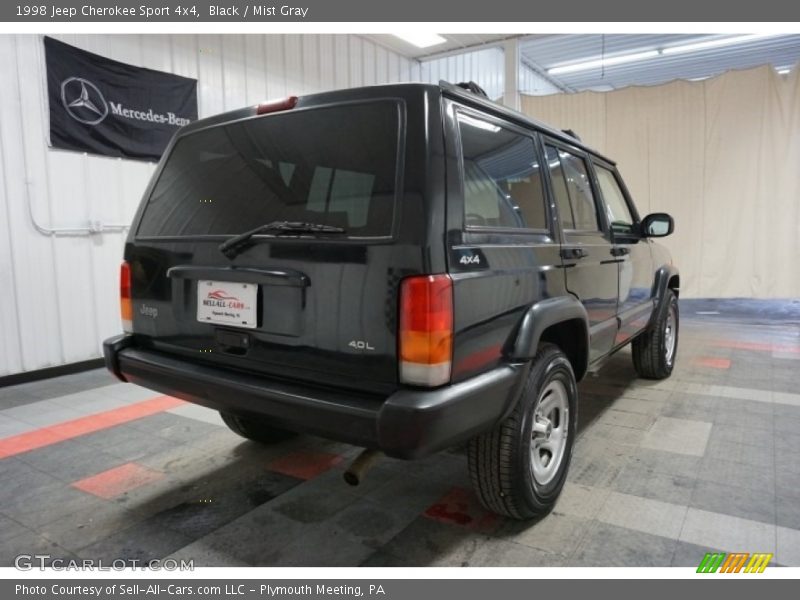 Black / Mist Gray 1998 Jeep Cherokee Sport 4x4