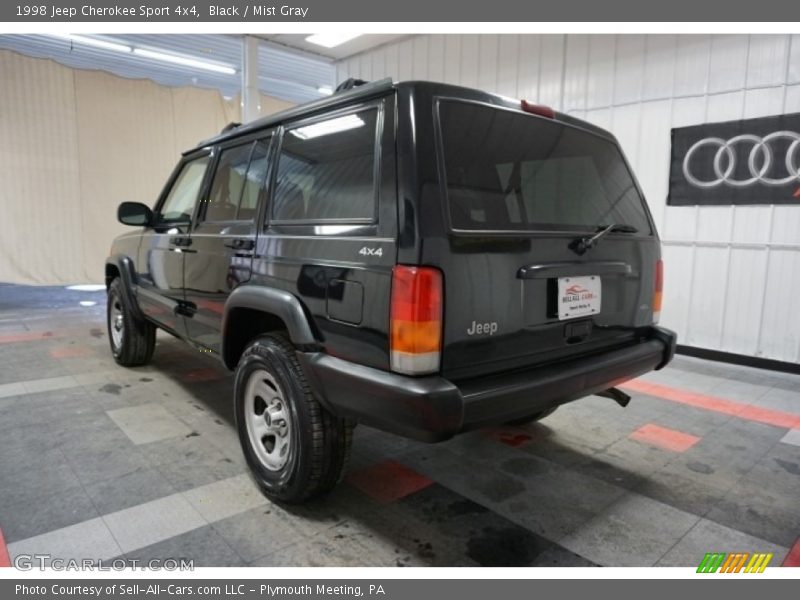 Black / Mist Gray 1998 Jeep Cherokee Sport 4x4