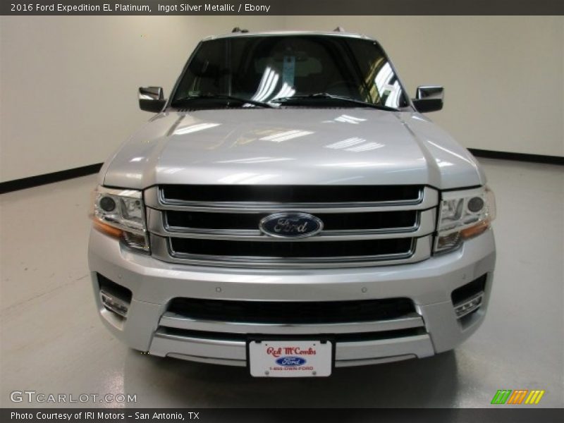 Ingot Silver Metallic / Ebony 2016 Ford Expedition EL Platinum