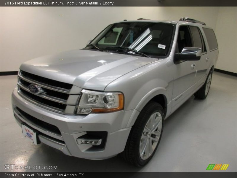 Ingot Silver Metallic / Ebony 2016 Ford Expedition EL Platinum