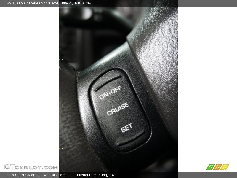 Black / Mist Gray 1998 Jeep Cherokee Sport 4x4