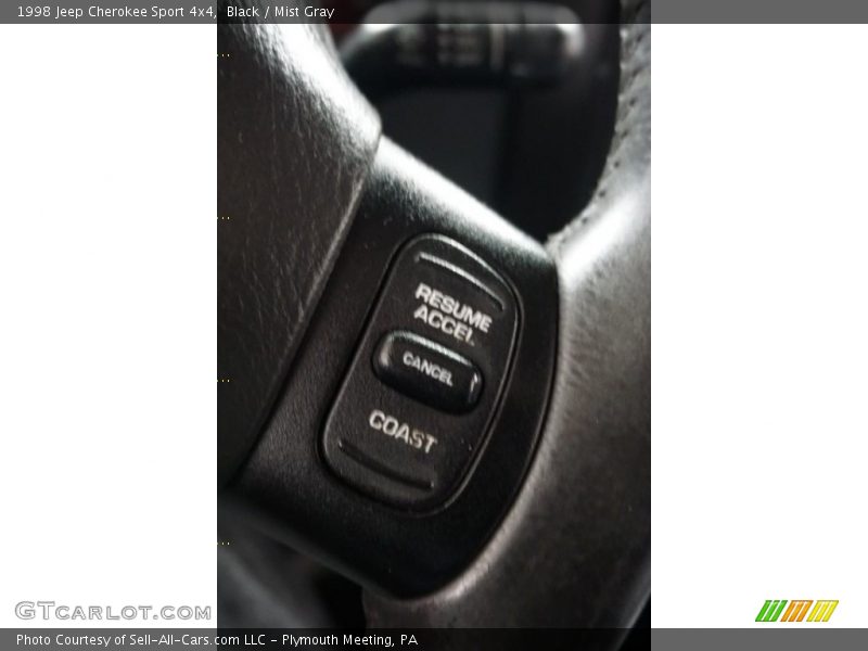 Black / Mist Gray 1998 Jeep Cherokee Sport 4x4