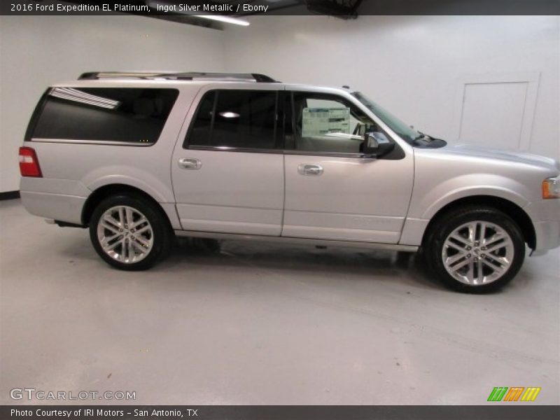 Ingot Silver Metallic / Ebony 2016 Ford Expedition EL Platinum