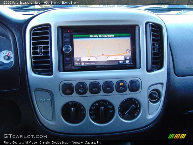 Black / Ebony Black 2006 Ford Escape Limited 4WD