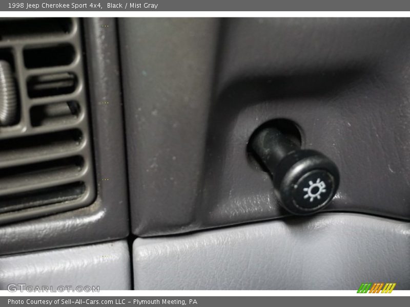 Black / Mist Gray 1998 Jeep Cherokee Sport 4x4