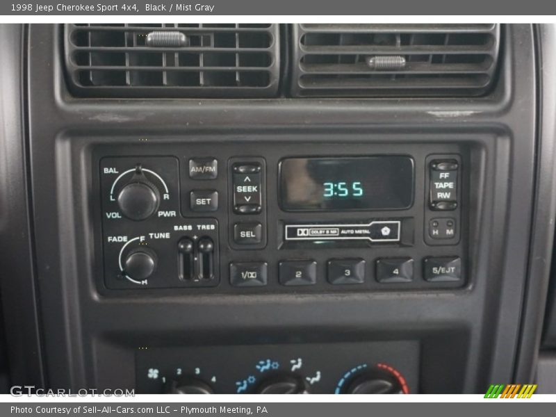 Black / Mist Gray 1998 Jeep Cherokee Sport 4x4