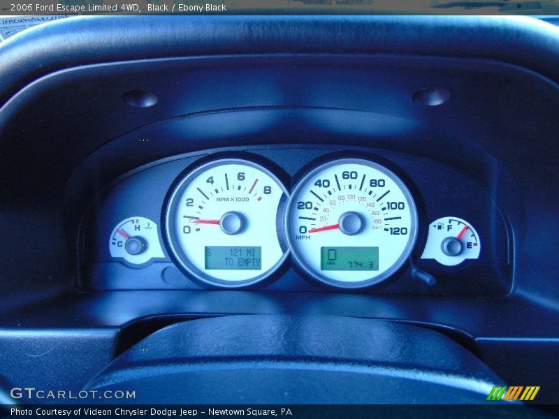 Black / Ebony Black 2006 Ford Escape Limited 4WD