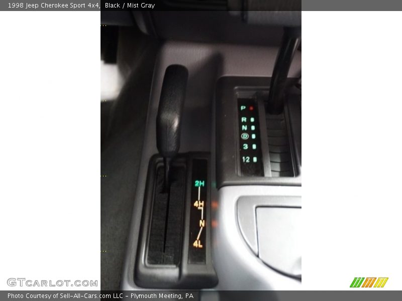 Black / Mist Gray 1998 Jeep Cherokee Sport 4x4