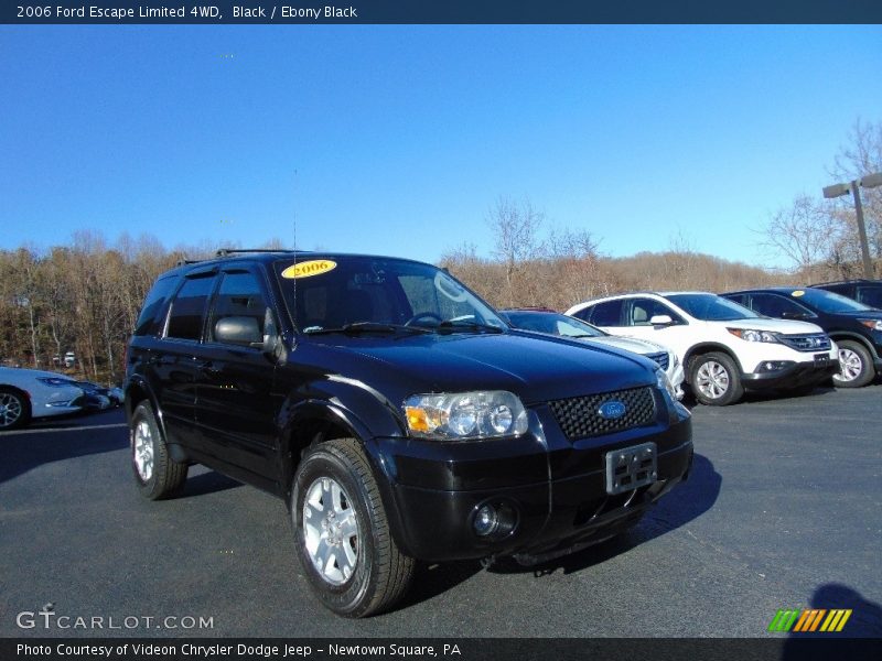 Black / Ebony Black 2006 Ford Escape Limited 4WD