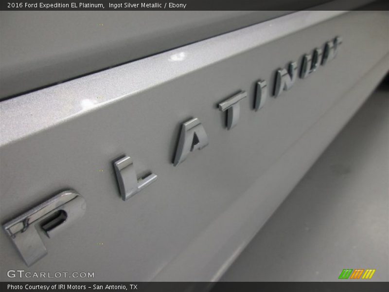 Ingot Silver Metallic / Ebony 2016 Ford Expedition EL Platinum