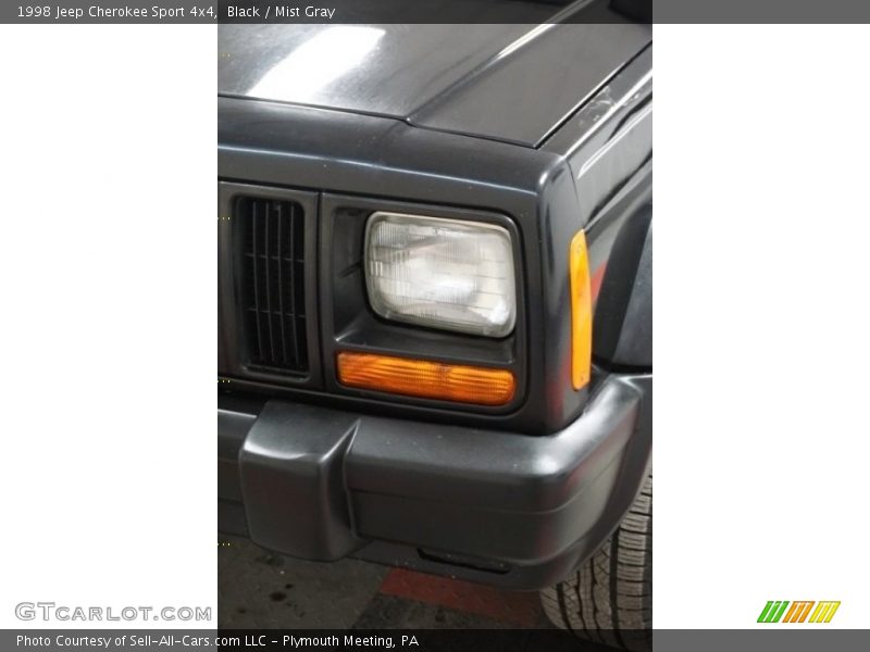 Black / Mist Gray 1998 Jeep Cherokee Sport 4x4