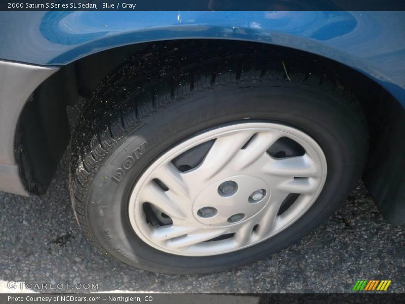 Blue / Gray 2000 Saturn S Series SL Sedan