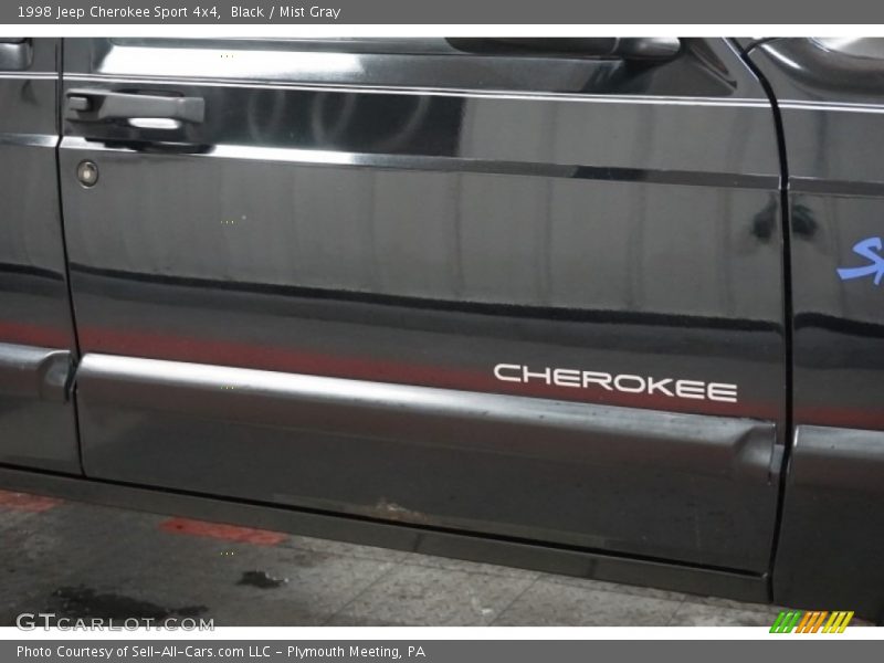 Black / Mist Gray 1998 Jeep Cherokee Sport 4x4