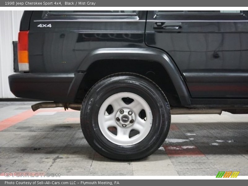 Black / Mist Gray 1998 Jeep Cherokee Sport 4x4