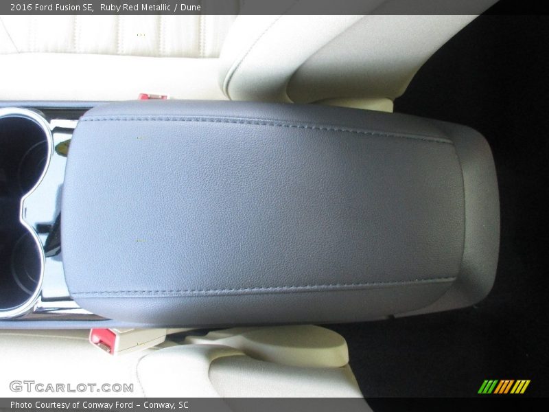 Ruby Red Metallic / Dune 2016 Ford Fusion SE