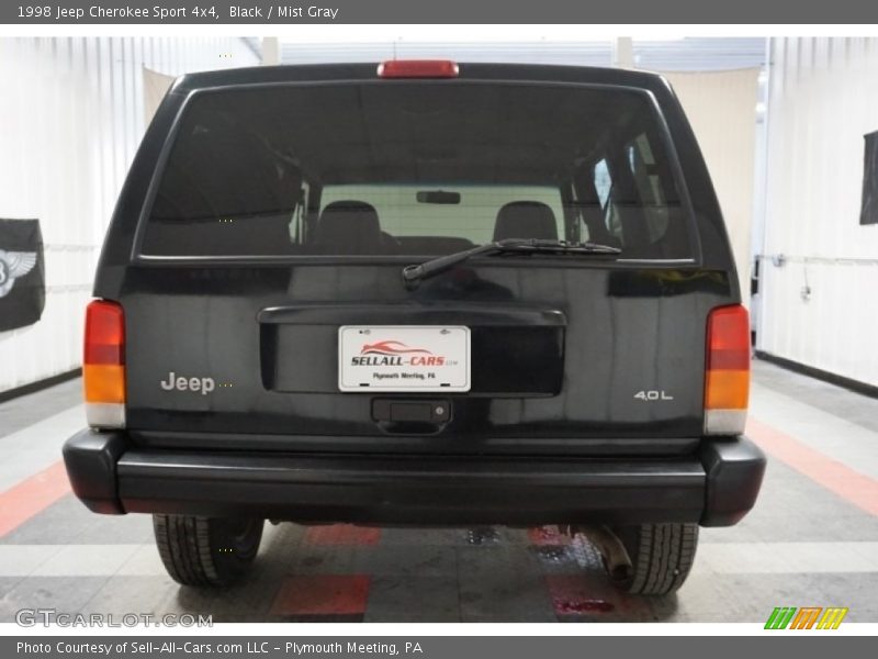 Black / Mist Gray 1998 Jeep Cherokee Sport 4x4