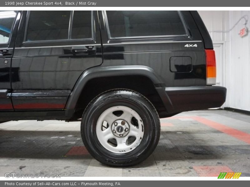 Black / Mist Gray 1998 Jeep Cherokee Sport 4x4