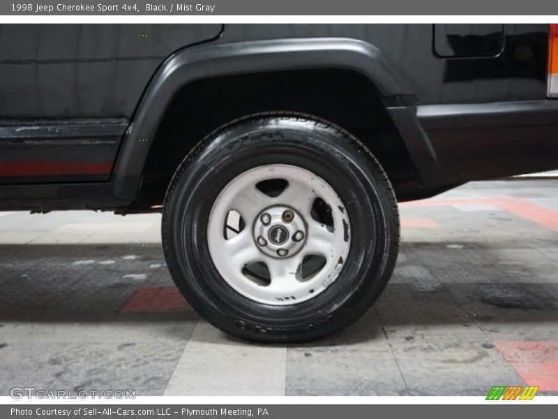 Black / Mist Gray 1998 Jeep Cherokee Sport 4x4