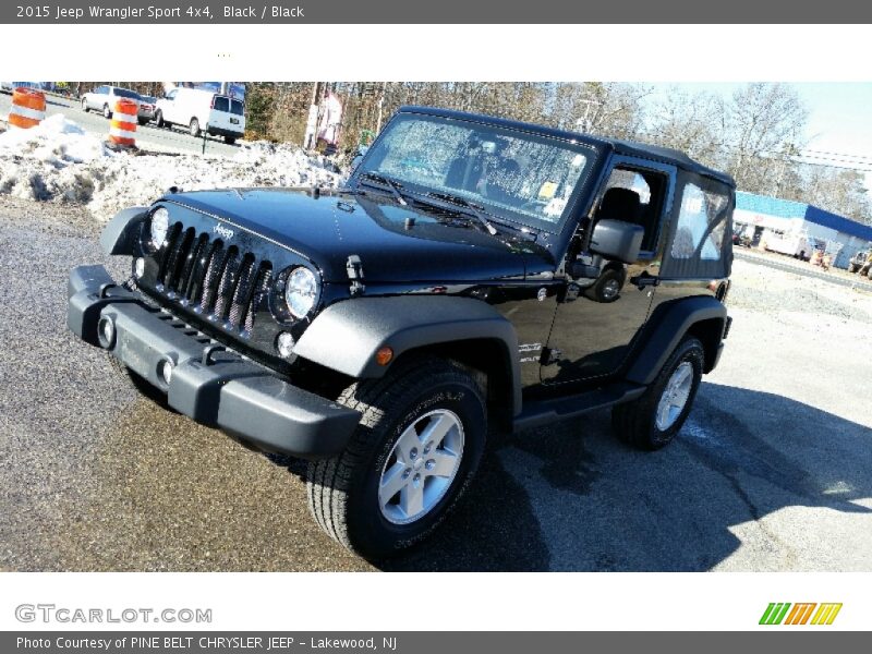 Black / Black 2015 Jeep Wrangler Sport 4x4