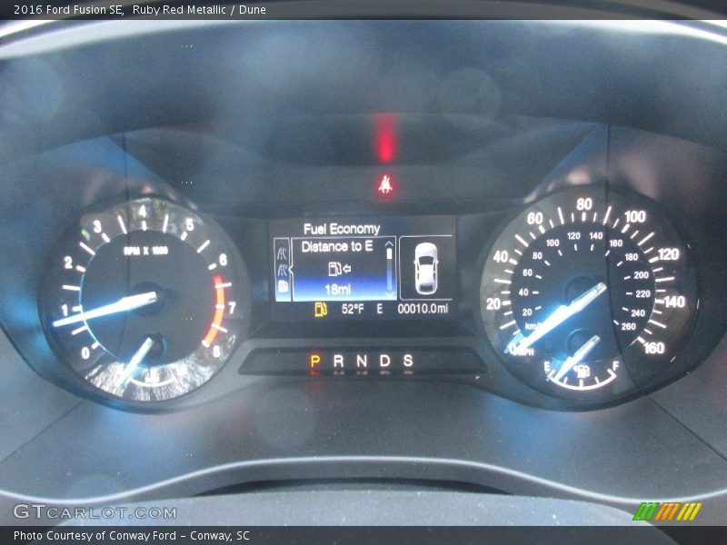Ruby Red Metallic / Dune 2016 Ford Fusion SE