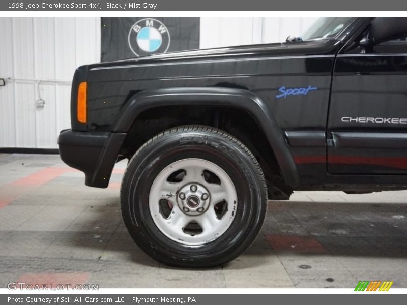 Black / Mist Gray 1998 Jeep Cherokee Sport 4x4