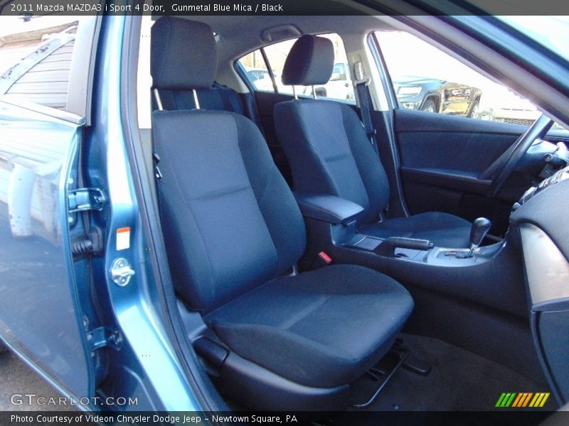 Gunmetal Blue Mica / Black 2011 Mazda MAZDA3 i Sport 4 Door