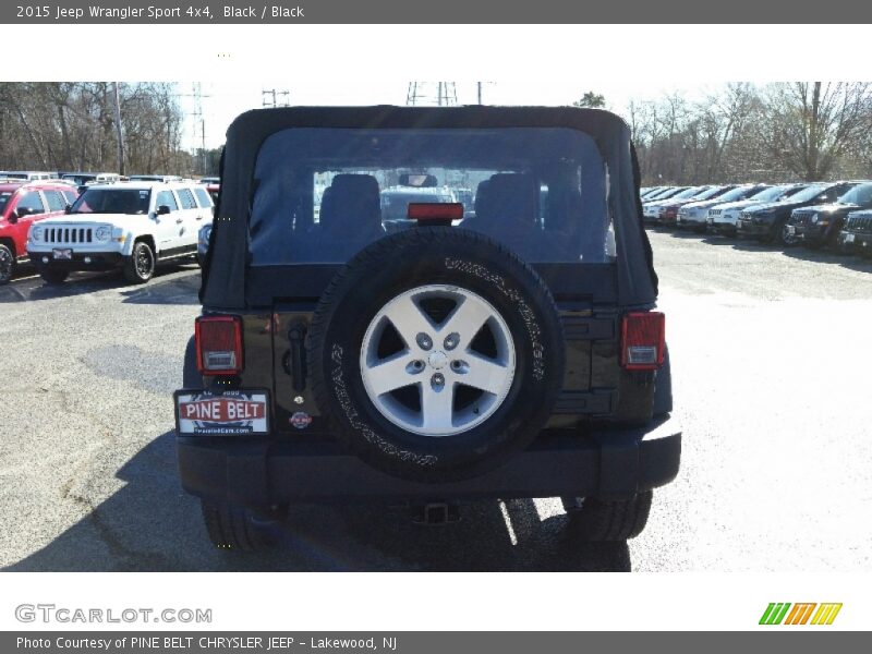 Black / Black 2015 Jeep Wrangler Sport 4x4