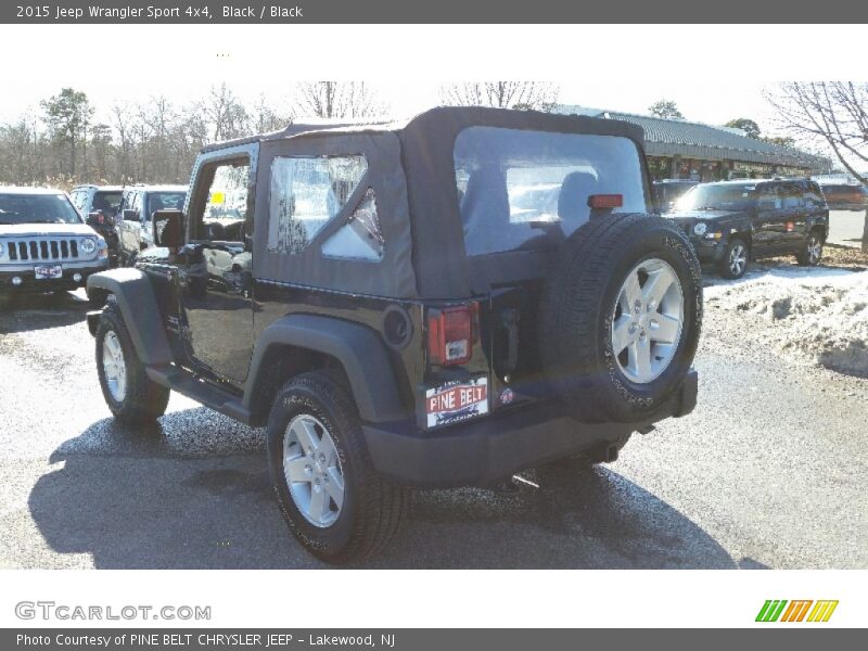 Black / Black 2015 Jeep Wrangler Sport 4x4