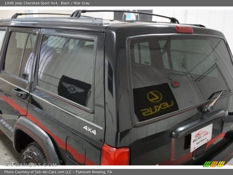 Black / Mist Gray 1998 Jeep Cherokee Sport 4x4