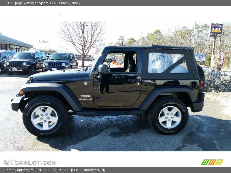 Black / Black 2015 Jeep Wrangler Sport 4x4