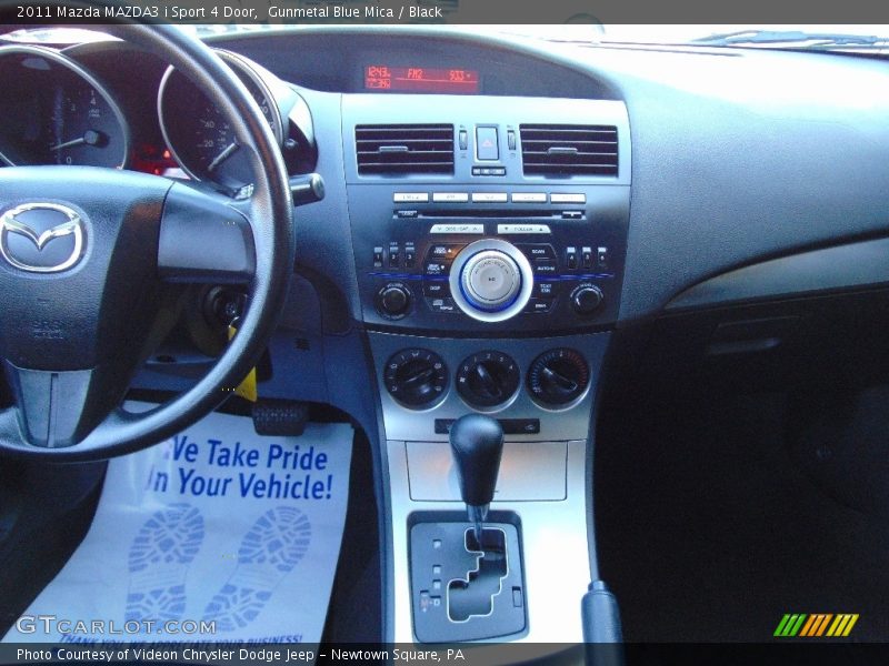 Gunmetal Blue Mica / Black 2011 Mazda MAZDA3 i Sport 4 Door