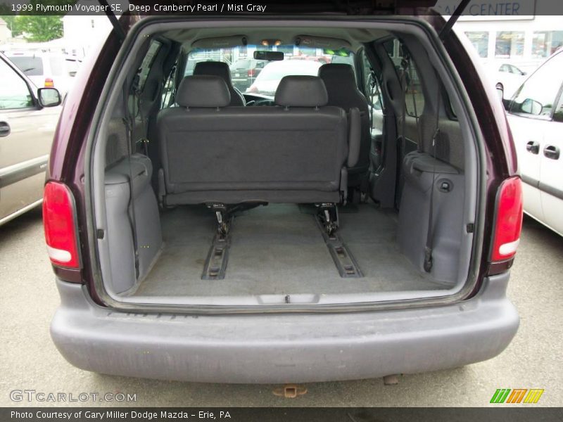 Deep Cranberry Pearl / Mist Gray 1999 Plymouth Voyager SE