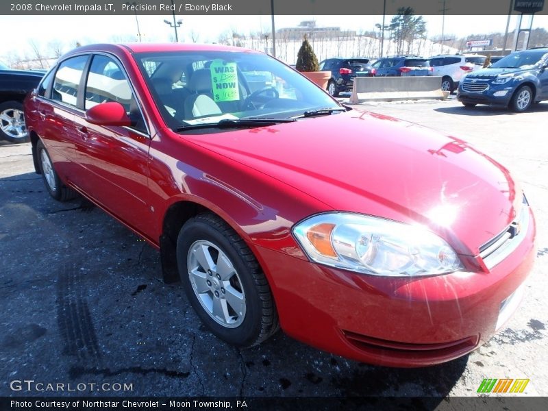 Precision Red / Ebony Black 2008 Chevrolet Impala LT
