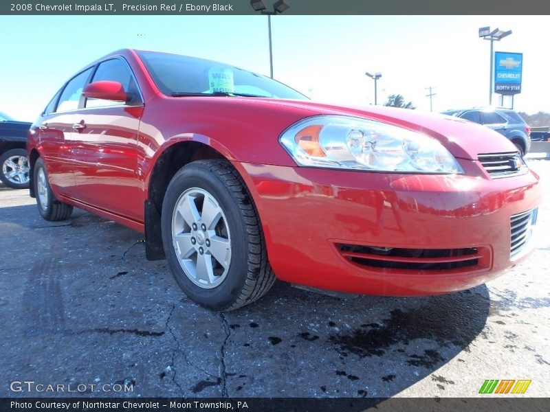 Precision Red / Ebony Black 2008 Chevrolet Impala LT