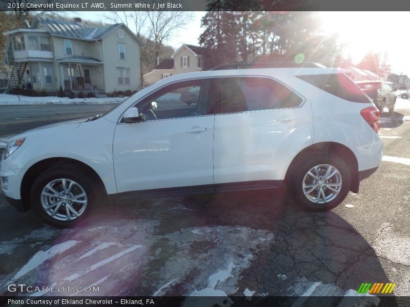 Summit White / Jet Black 2016 Chevrolet Equinox LT AWD