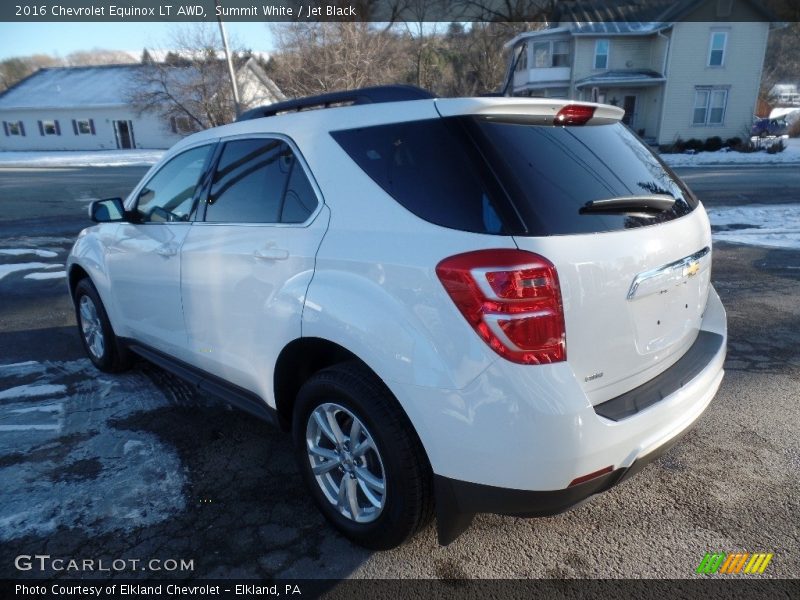 Summit White / Jet Black 2016 Chevrolet Equinox LT AWD