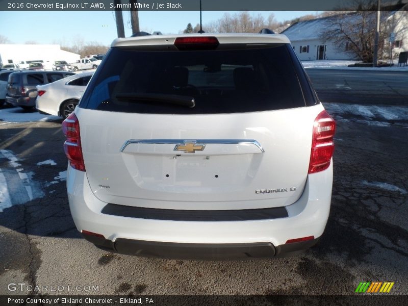 Summit White / Jet Black 2016 Chevrolet Equinox LT AWD