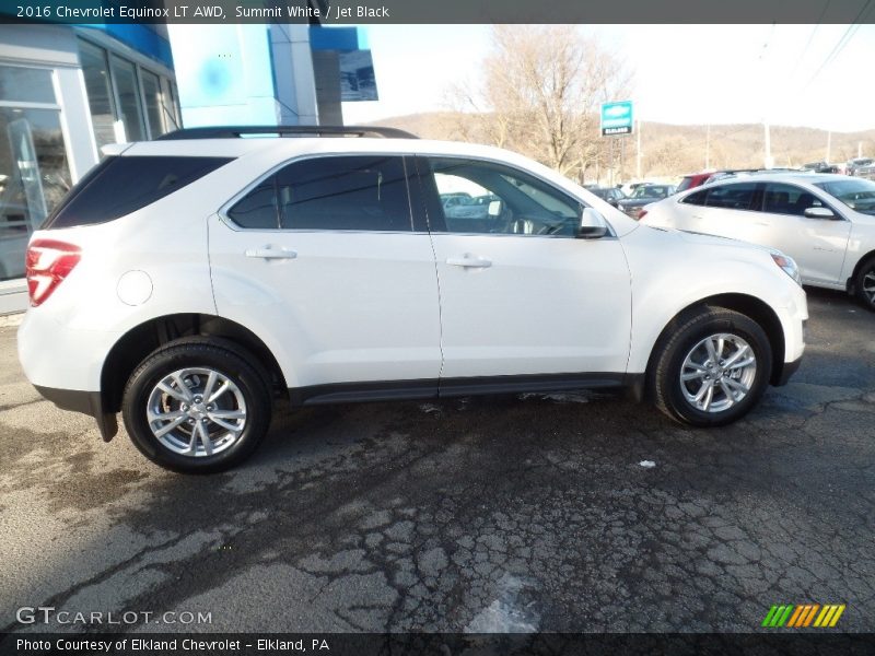Summit White / Jet Black 2016 Chevrolet Equinox LT AWD