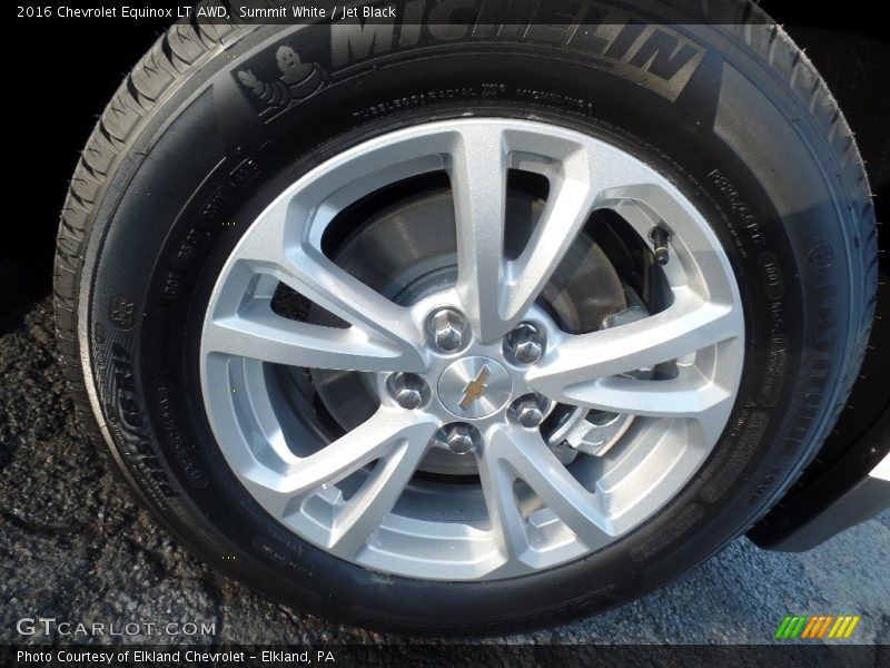 Summit White / Jet Black 2016 Chevrolet Equinox LT AWD