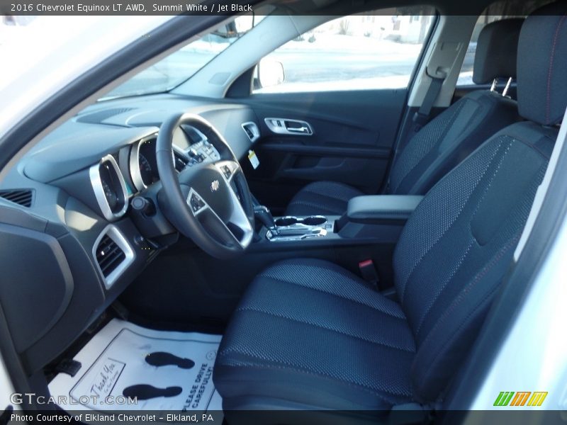 Summit White / Jet Black 2016 Chevrolet Equinox LT AWD