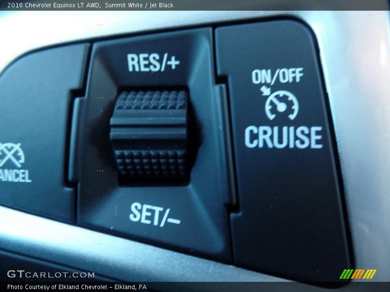 Summit White / Jet Black 2016 Chevrolet Equinox LT AWD